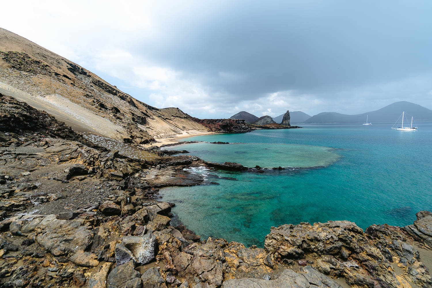 The pools of Bartolome Island