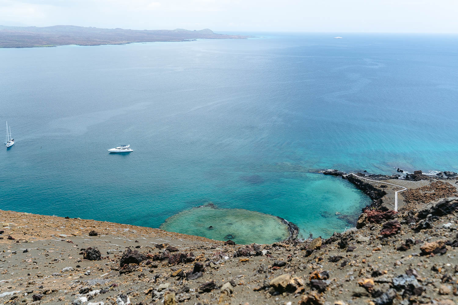 The idilic landscape of Bartolome island