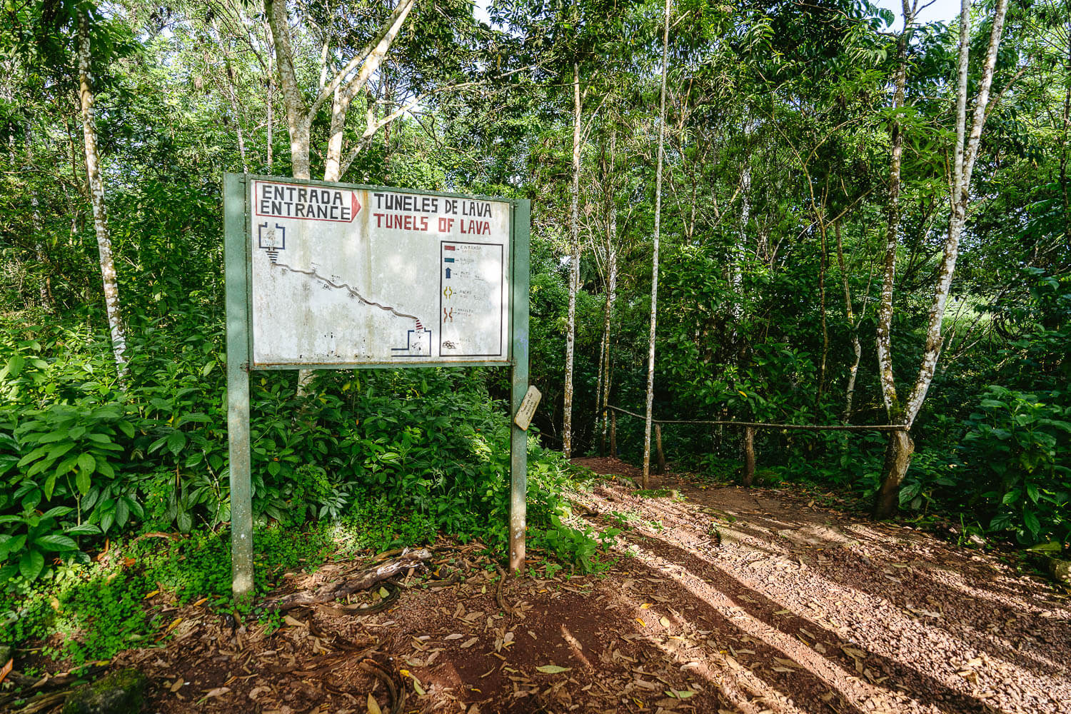 Entrance to the Lava Tunnels