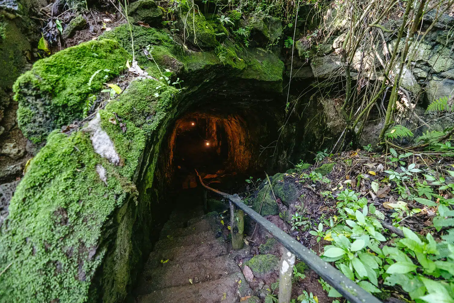 Going down into the tunnels