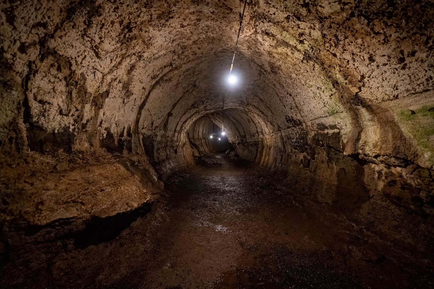 Lava Tunnels in Santa Cruz Island