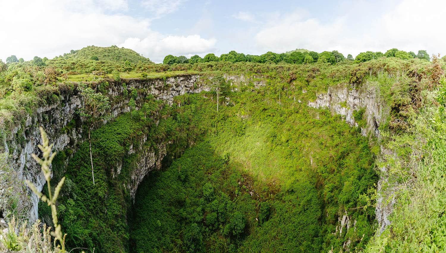 Los Gemelos, Highlands Tour Santa Cruz - Galapagos 7 Day Itinerary