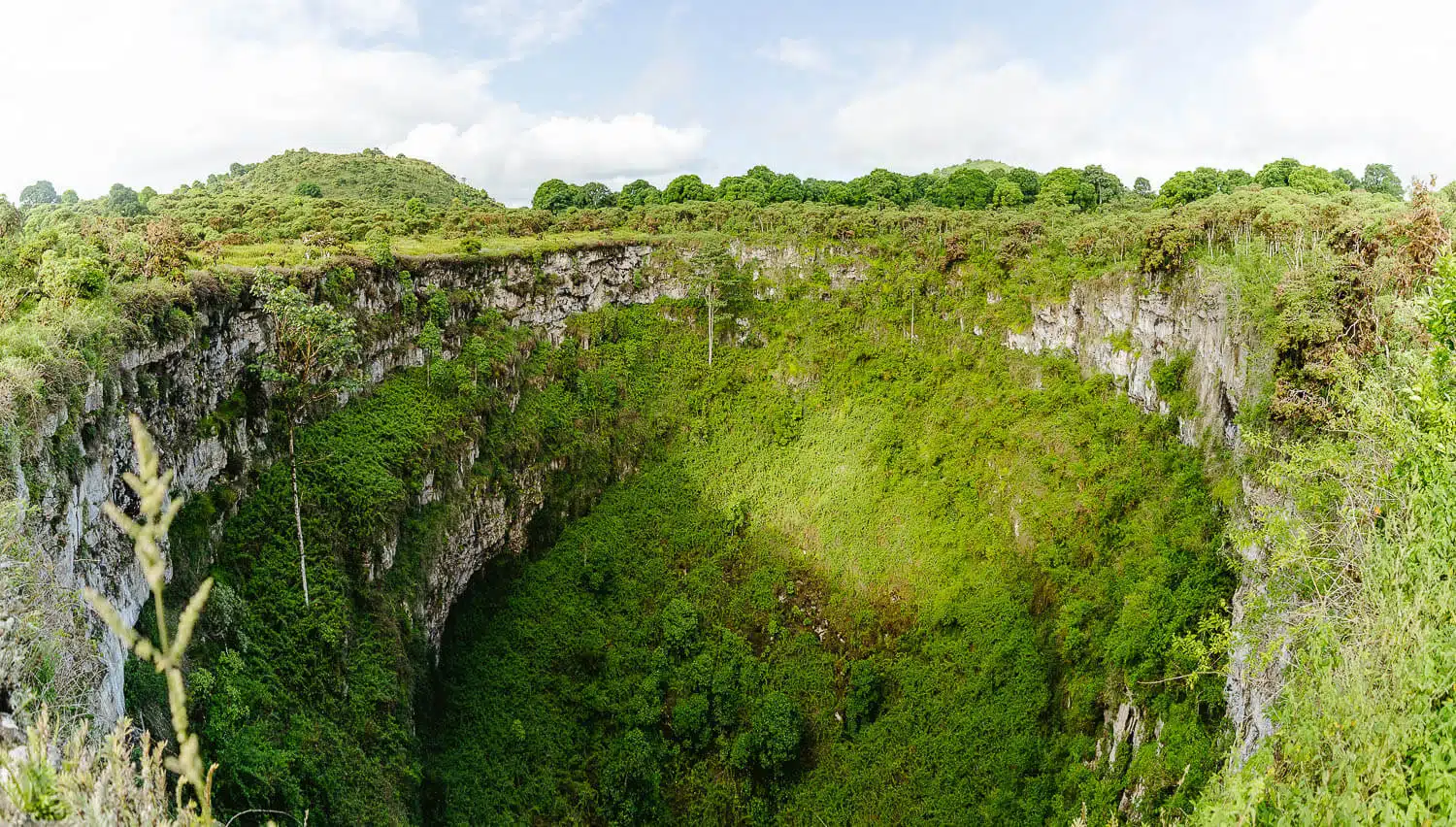 Los Gemelos, Highlands Tour Santa Cruz - Galapagos 7 Day Itinerary