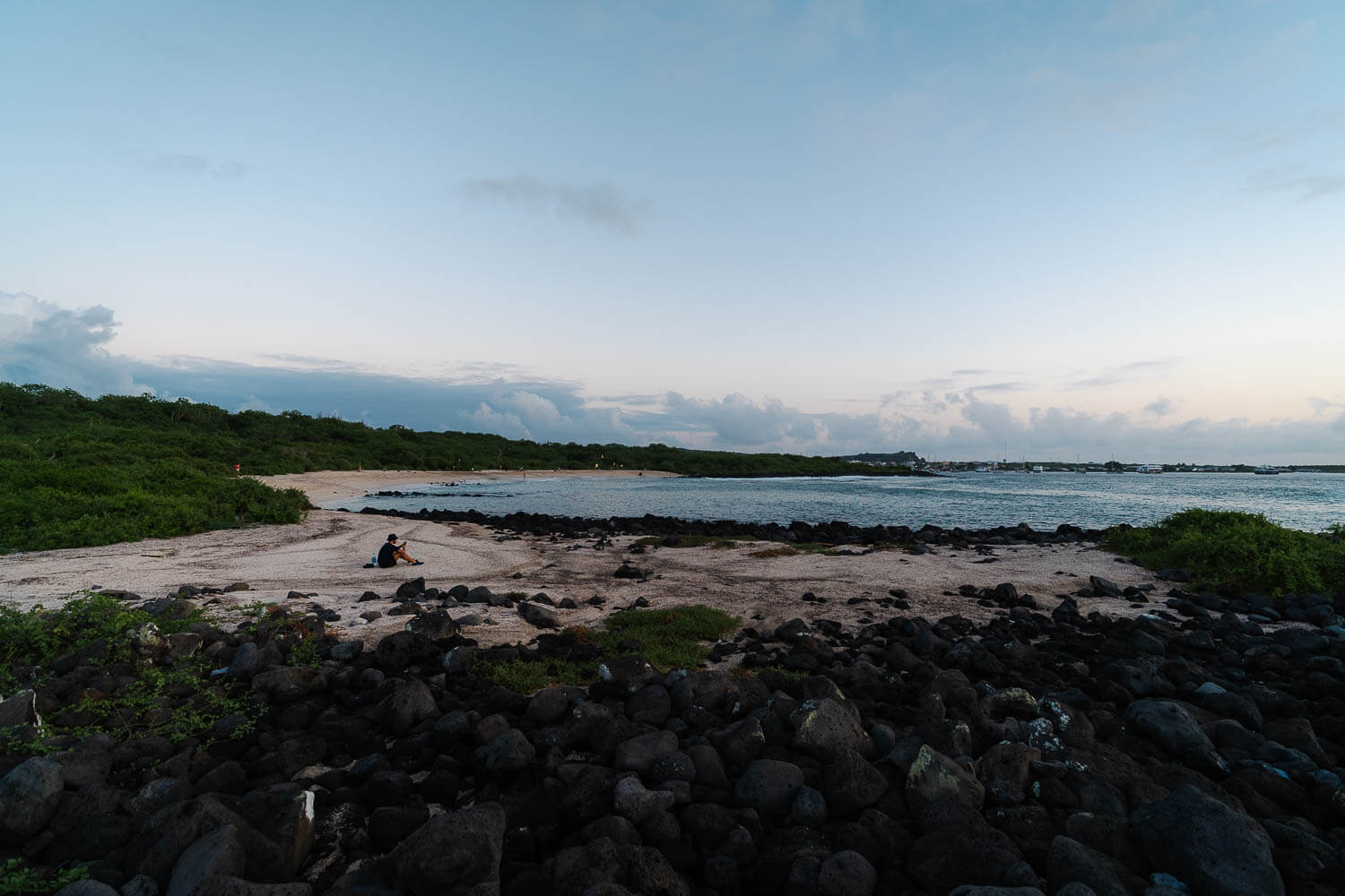 The view to the Punta Carola from the lighthouse