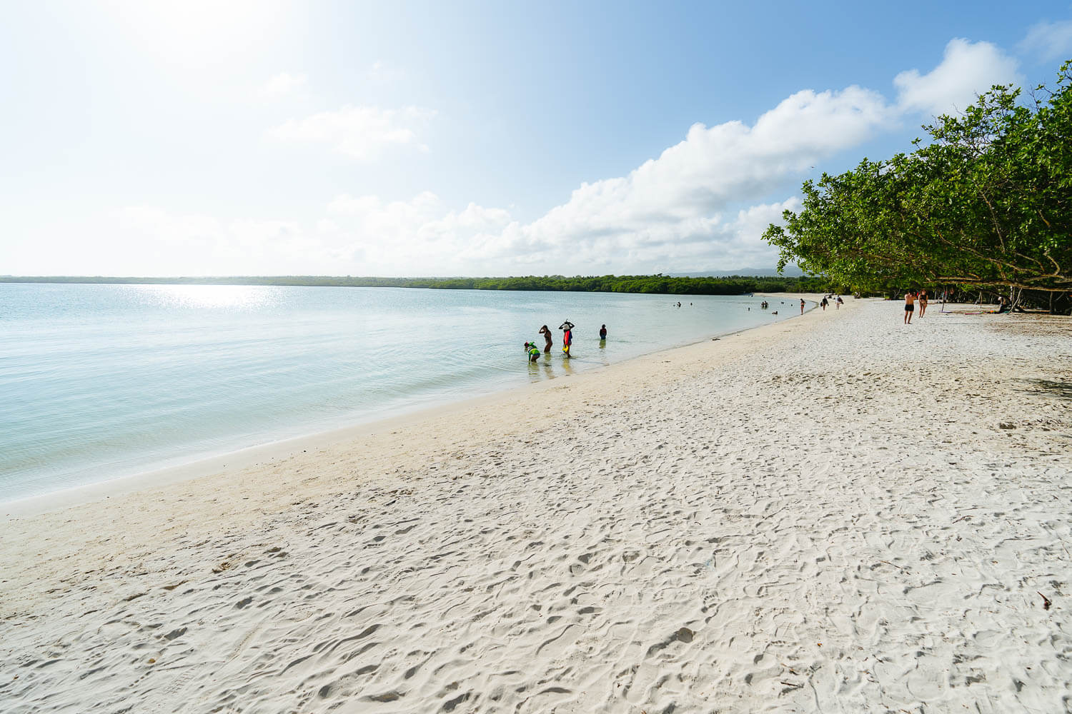 Playa Mansa in Santa Cruz Island