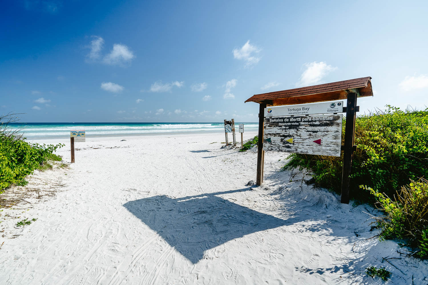 Tortuga Bay entrance