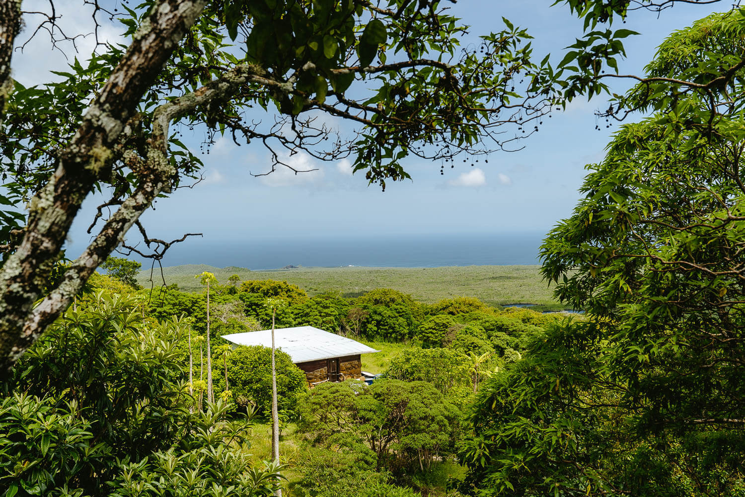 The viewpoint at the pirates cave