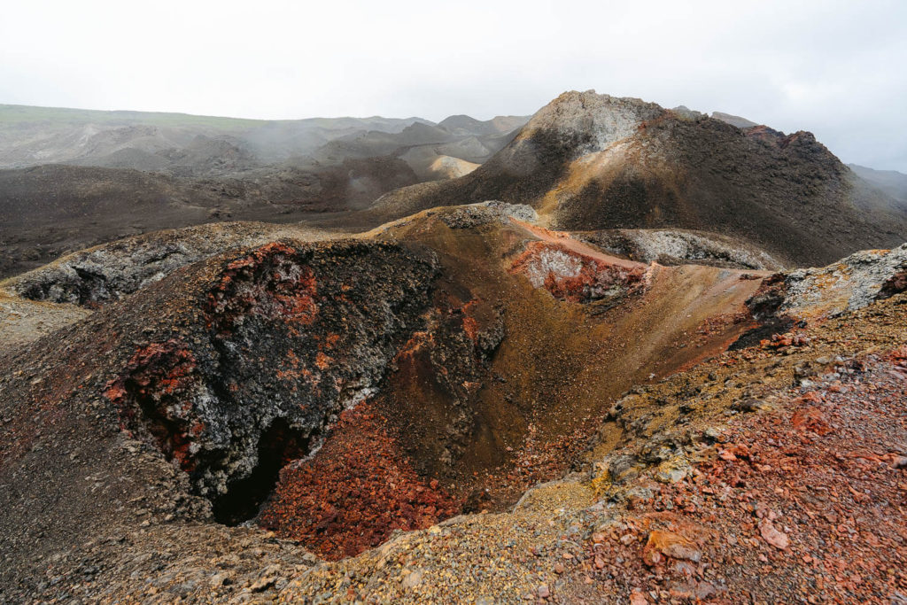 Volcan Chico in Sierra Negra Volcano Tour, one of the best Galápagos Islands tours.
