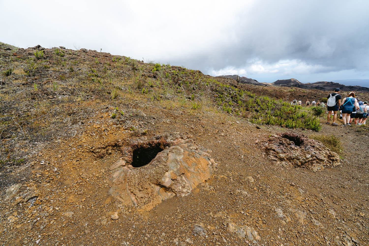 Volcano vents on the way to Chico volcano