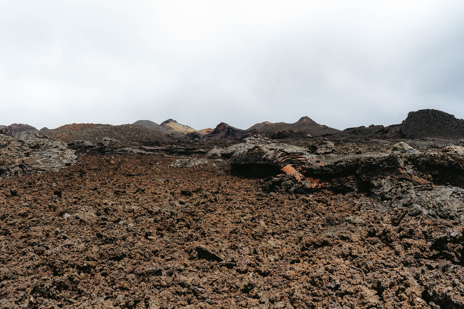 Desolated landscape of Chico volcano