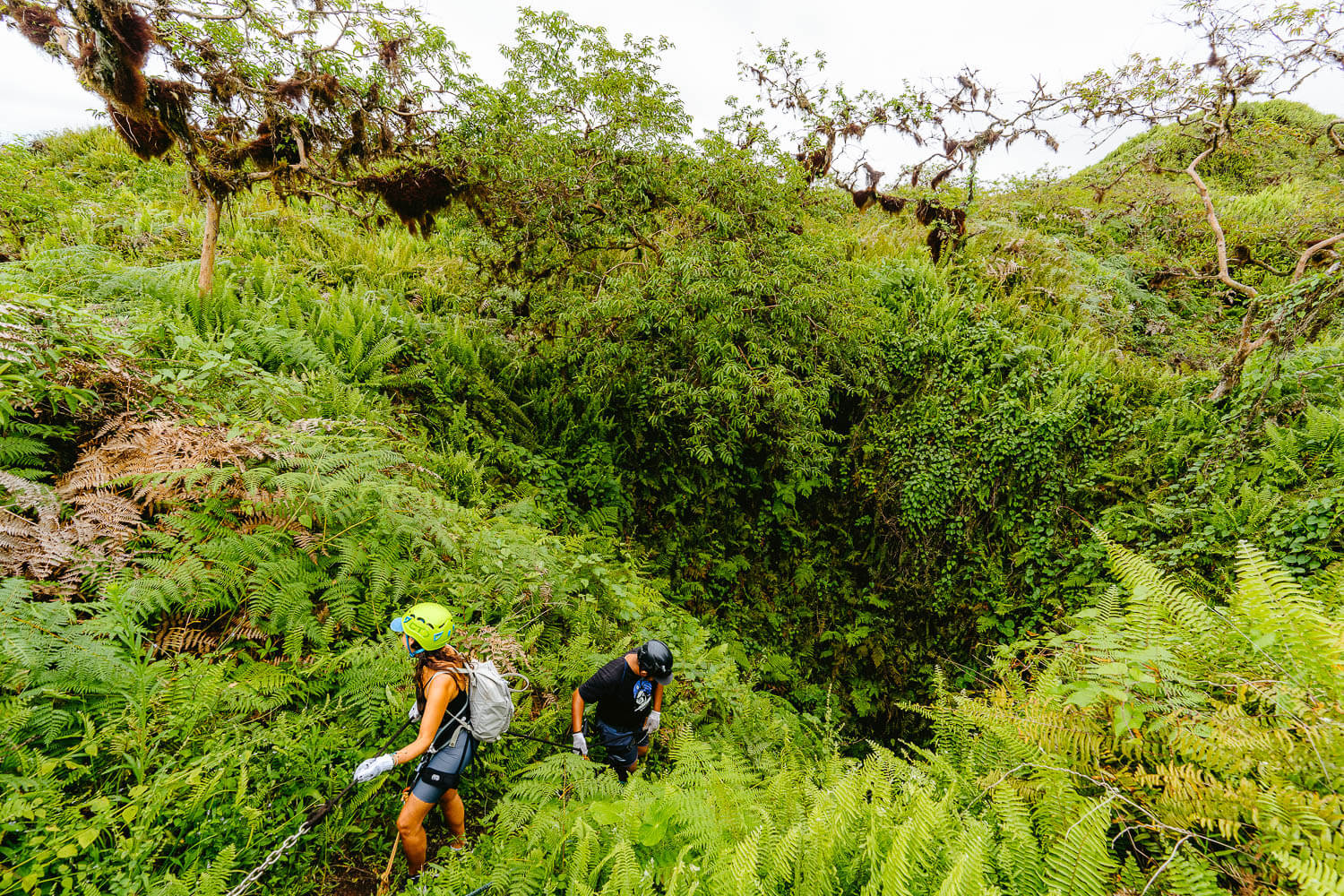 The start of the descent