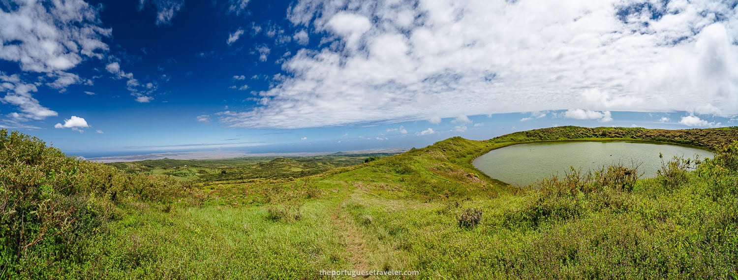 A panorama from the other side of El Junco the northeast of the island