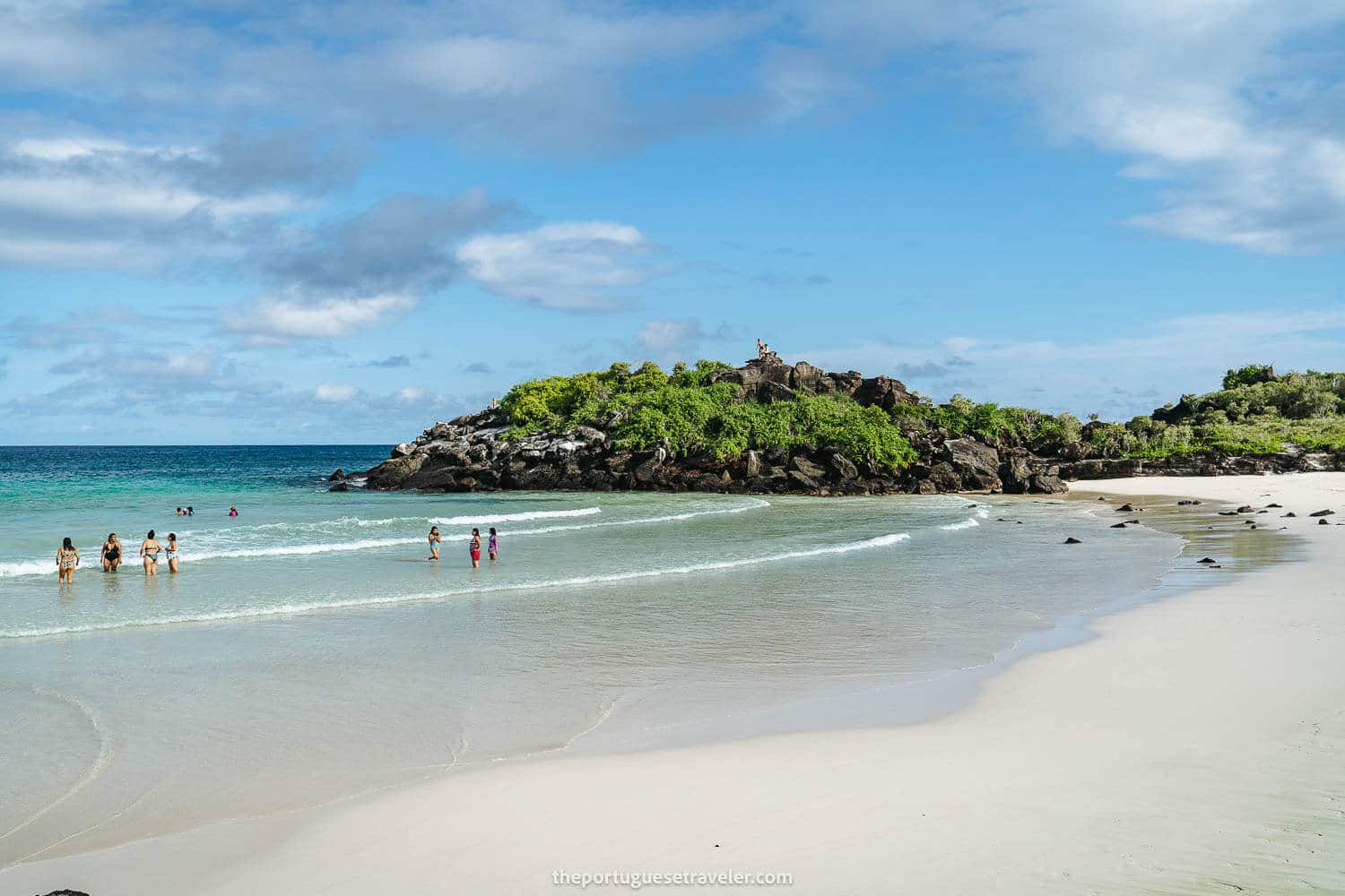 Puerto Chino with turquoise water
