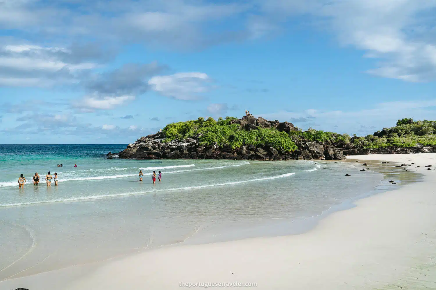 Puerto Chino with turquoise water