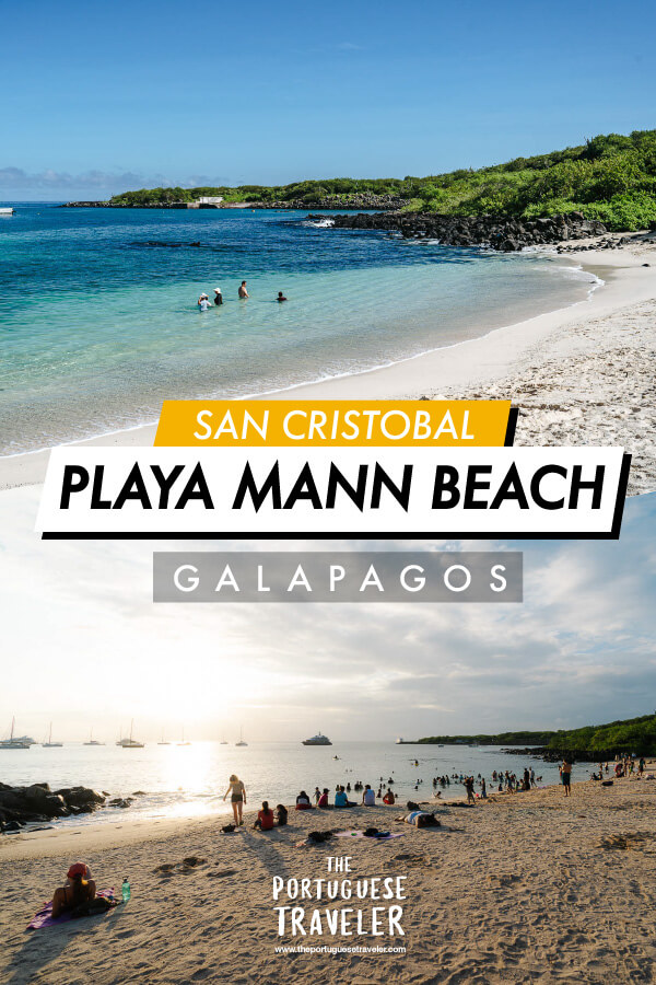 Playa Mann Beach in San Cristobal, Galapagos