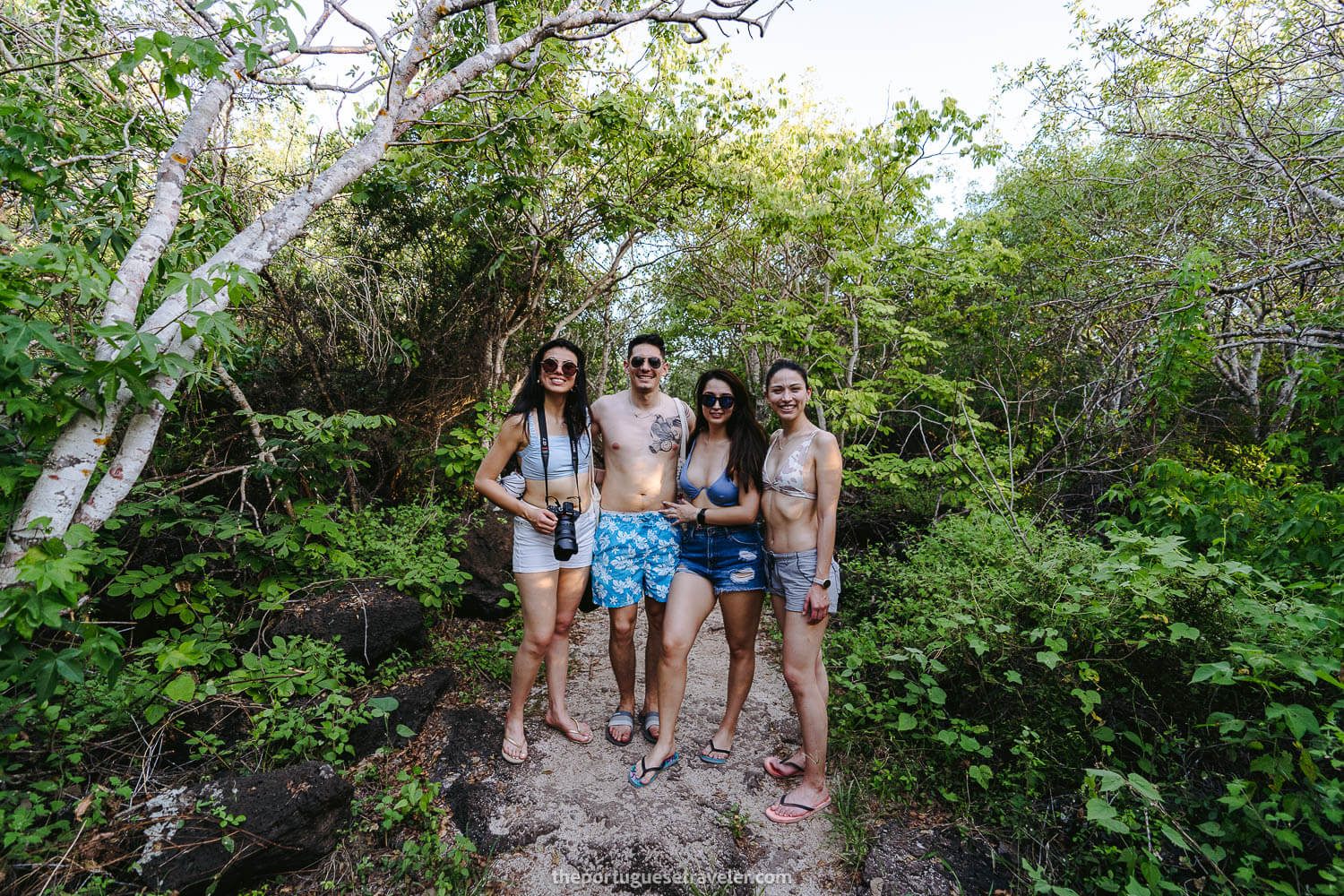 My group from this years (2023) trip on their way to the beach