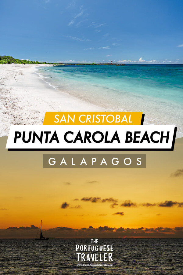 Punta Carola Beach in San Cristobal, Galapagos