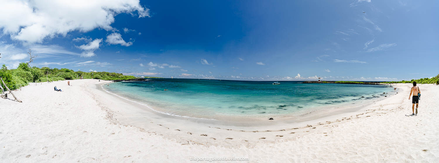 Panorama of Punta Carola beach