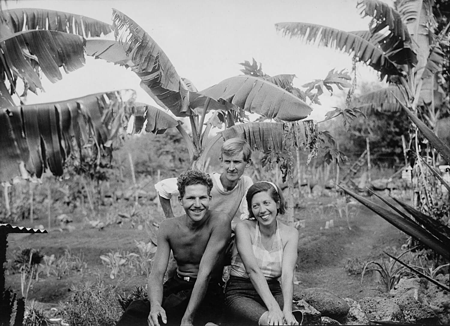 The Baroness Eloise Wehrborn de Wagner Bosquet in Floreana Island with her lovers