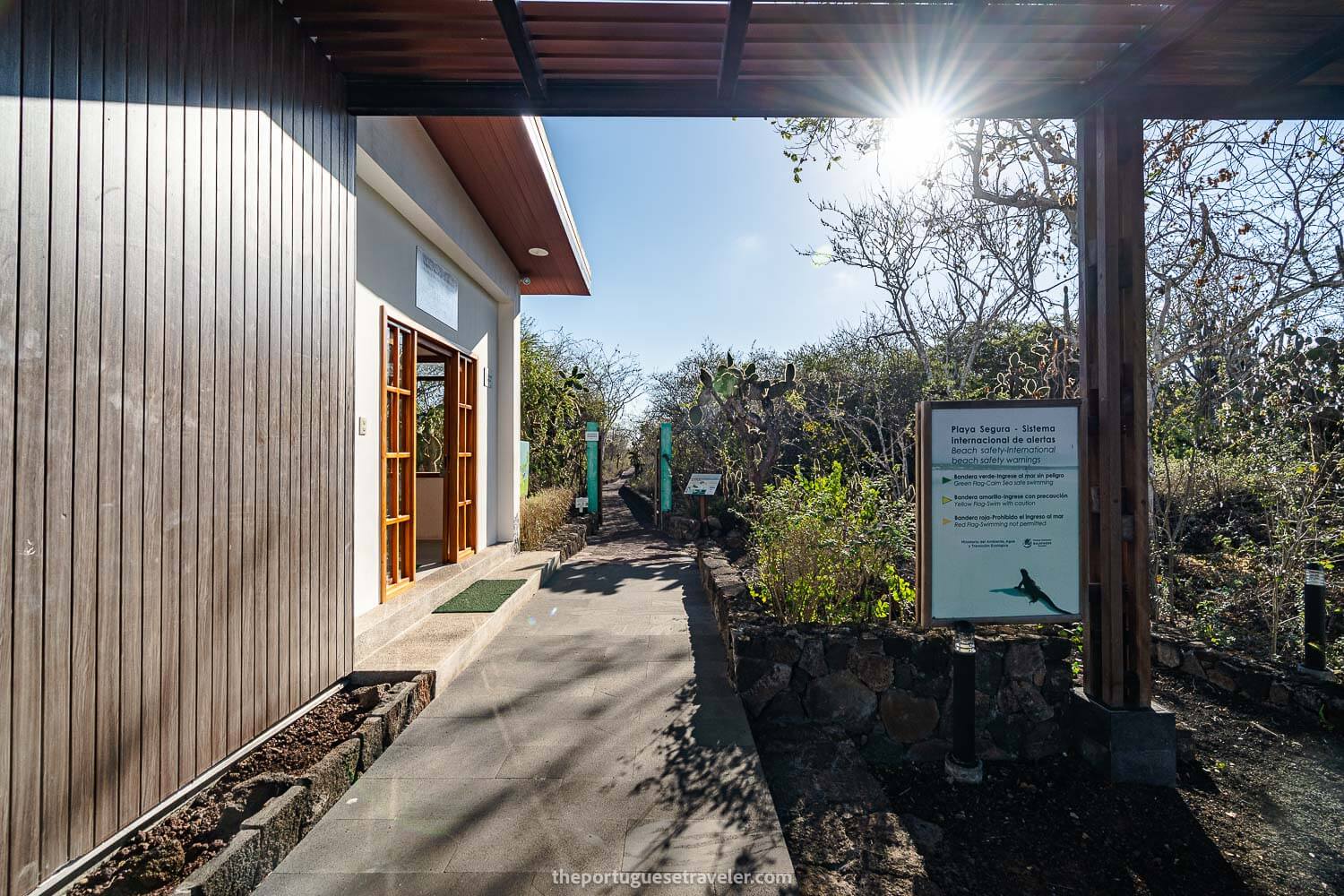 The registration office of Tortuga Bay