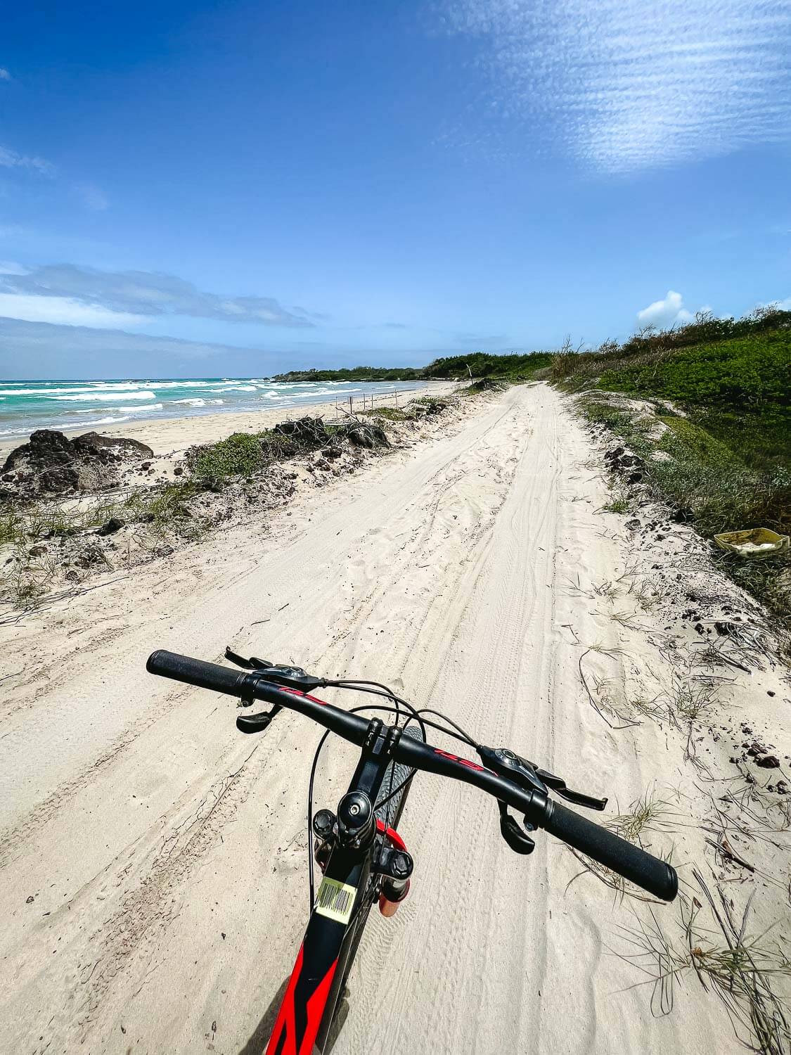 The beach section of the route to the Wall of Tears