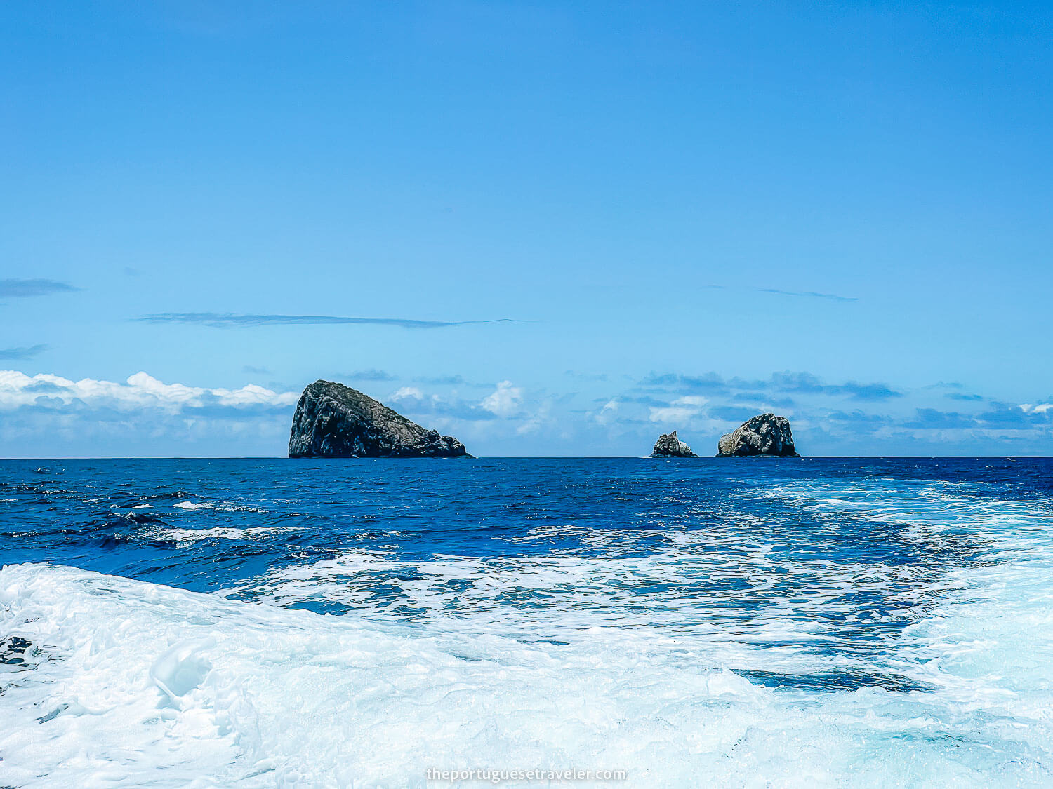 The Gordon Rock's or Gordons Rock at the distance