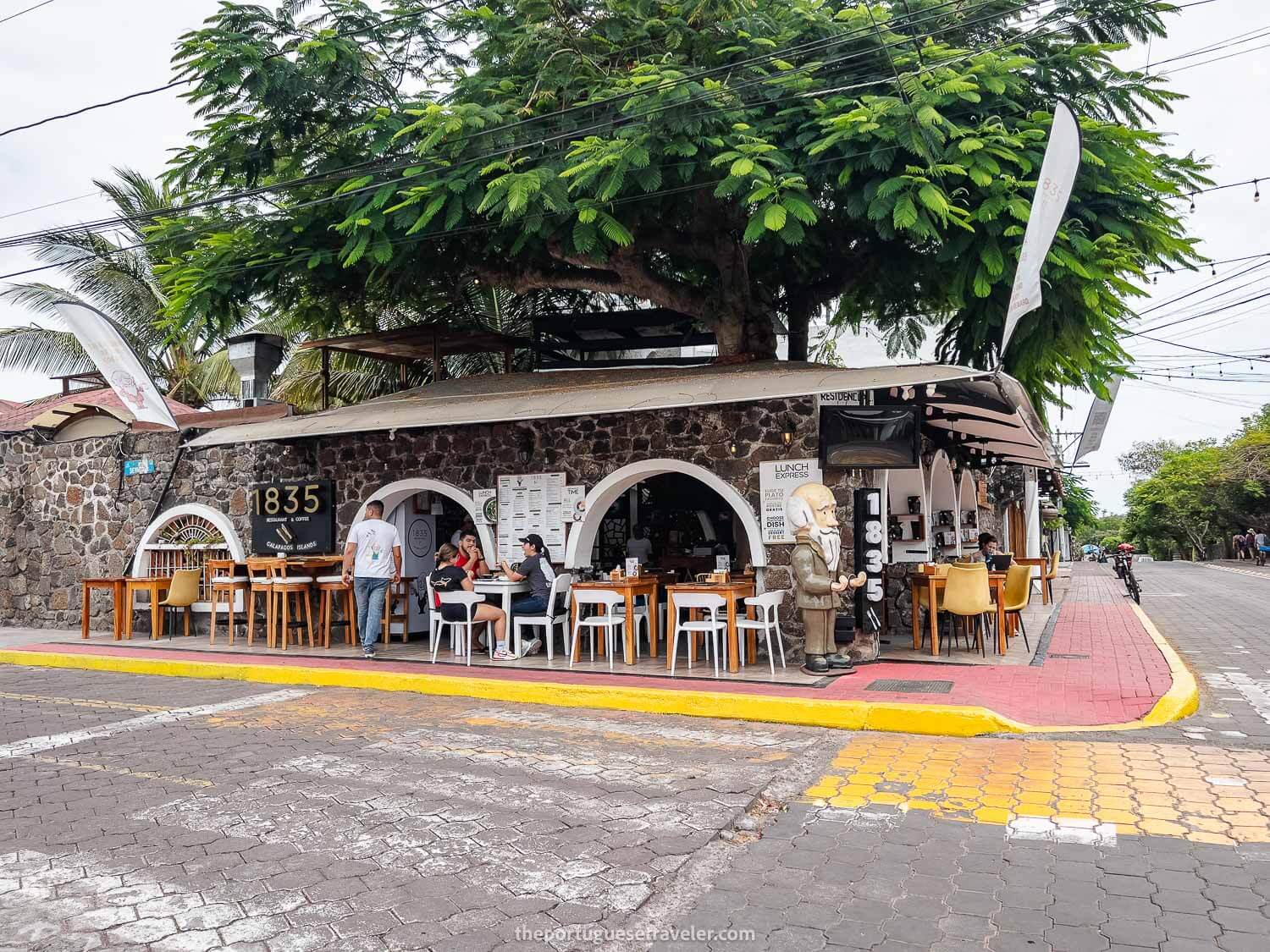 The 1835 Café in Puerto Ayora