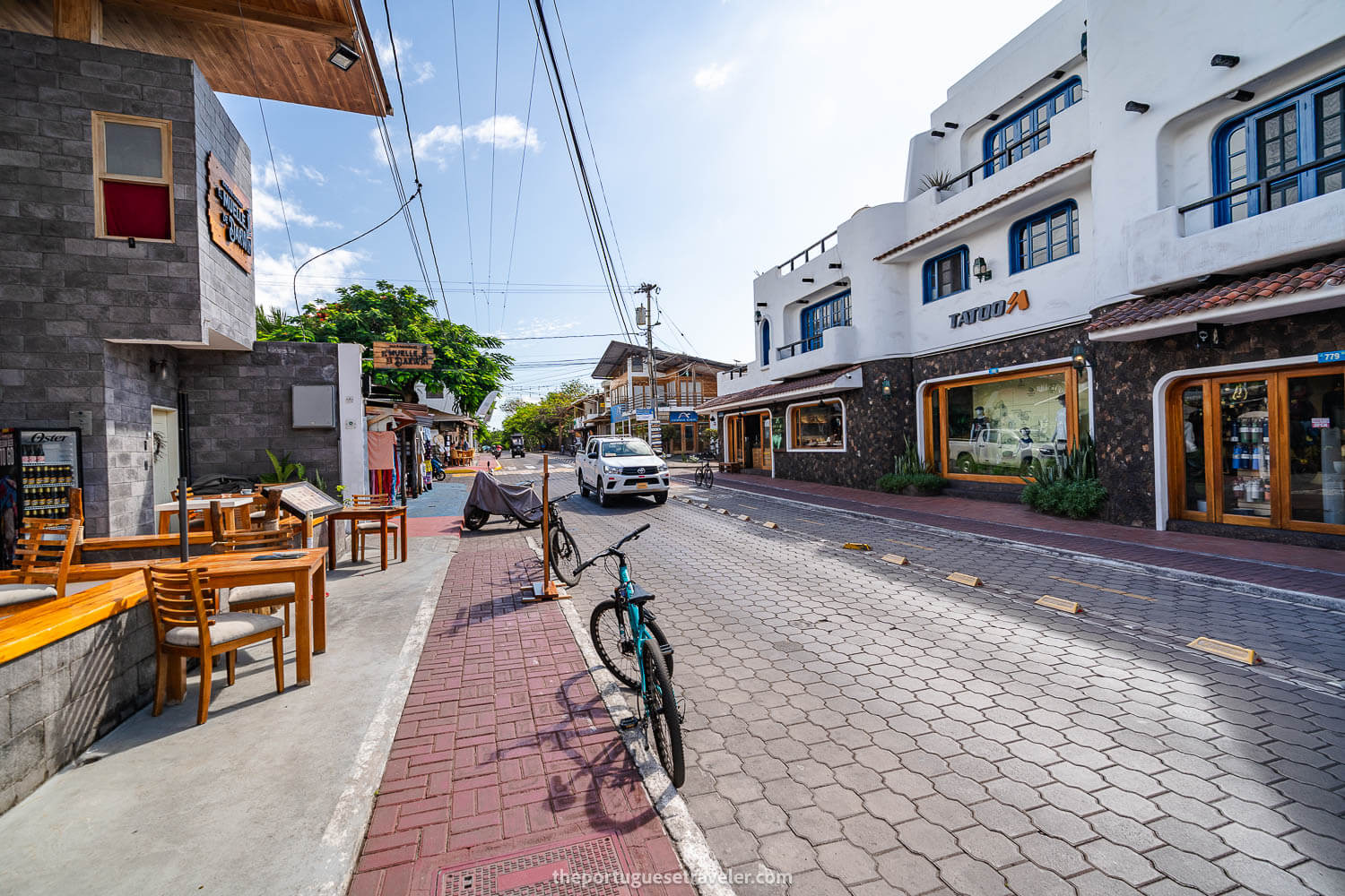 Puerto Ayora's Downtown in Santa Cruz Island