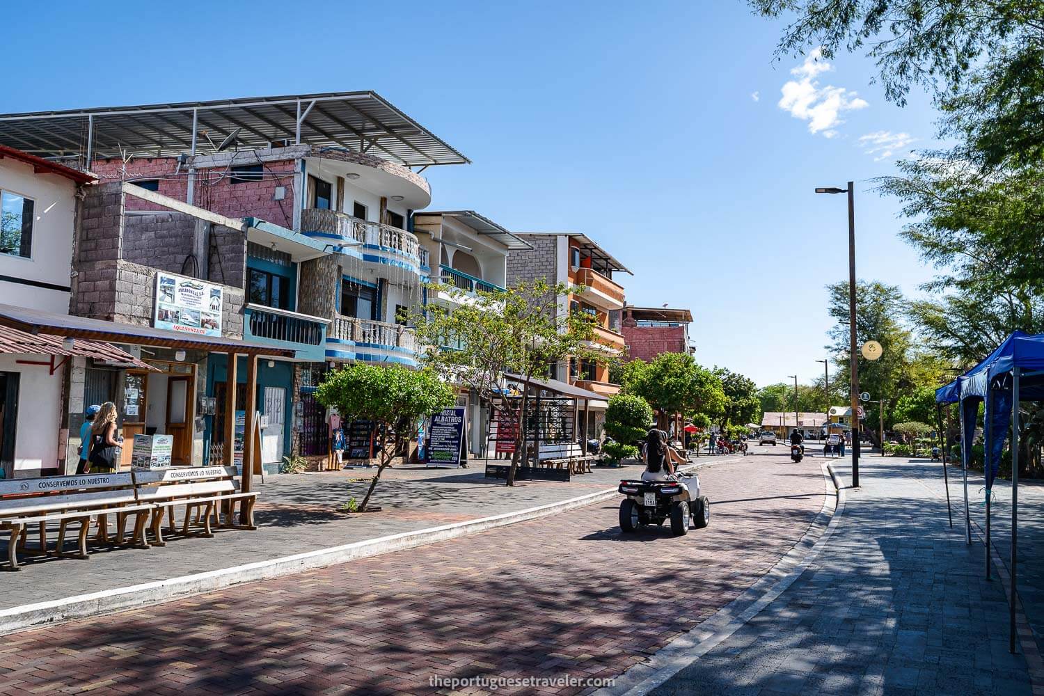 Puerto Baquerizo's Downtown - Malecón