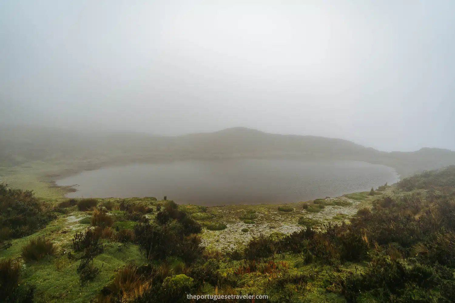 The first Lagoon on the Carihuairazo Climb