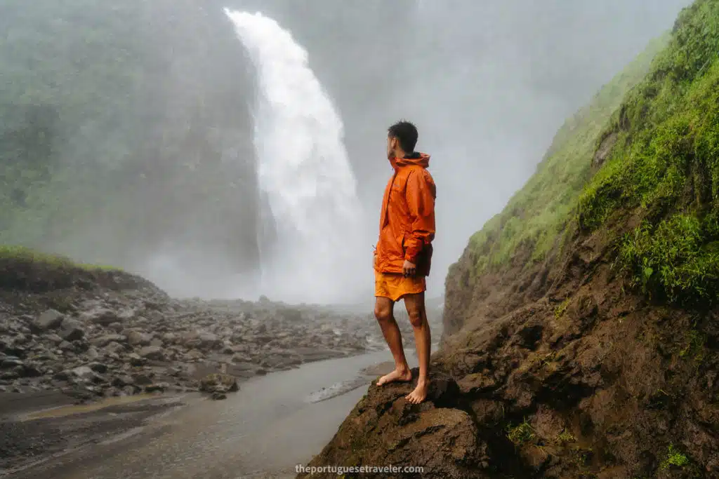 Cascada Mágica del Río Malo Waterfall in El Chaco, Amazon Rainforest, Ecuador