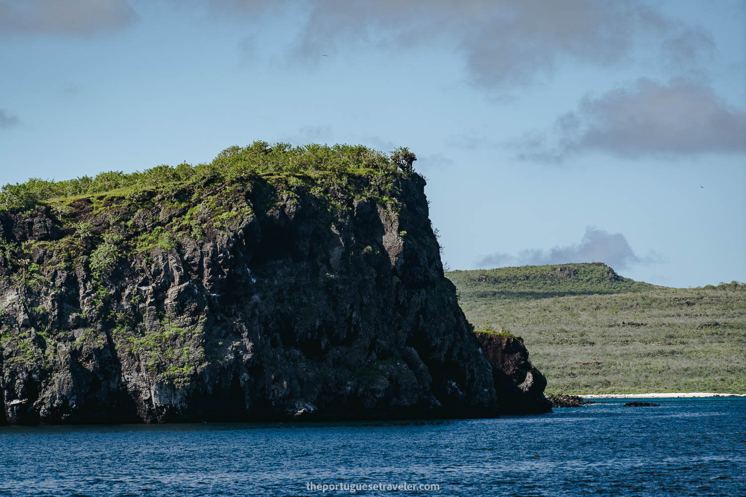 Gardner Islet and Gardner Bay on the horizon