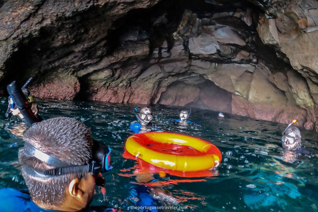 The channels inside Gardner Islet