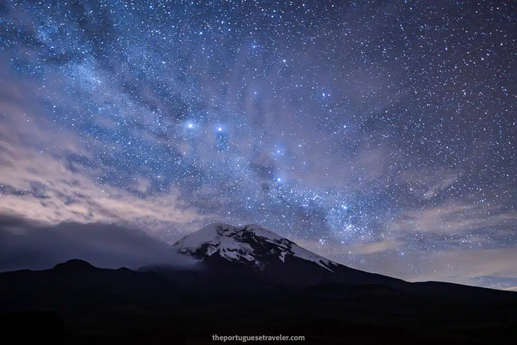 The first Chimborazo shots we did after setting up the tents