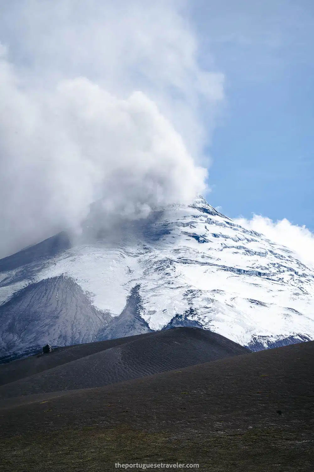 The Piedra Santa Barbara and Cotopaxi