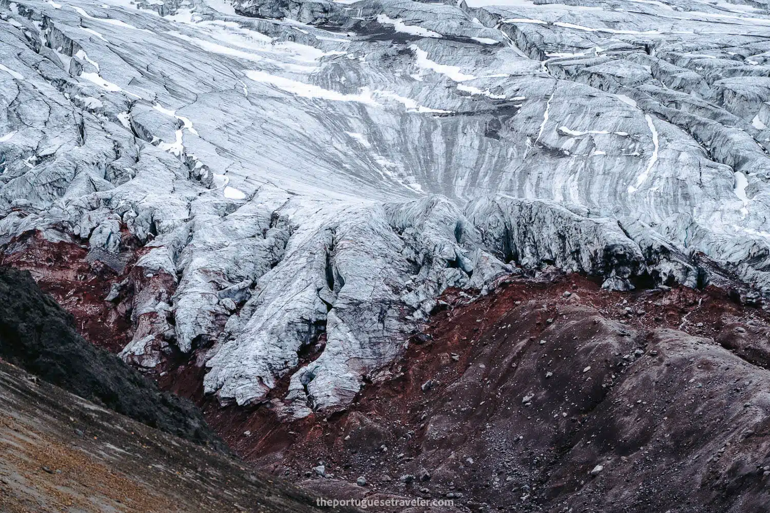 The glaciers of Cotopaxi Volcano's South Face