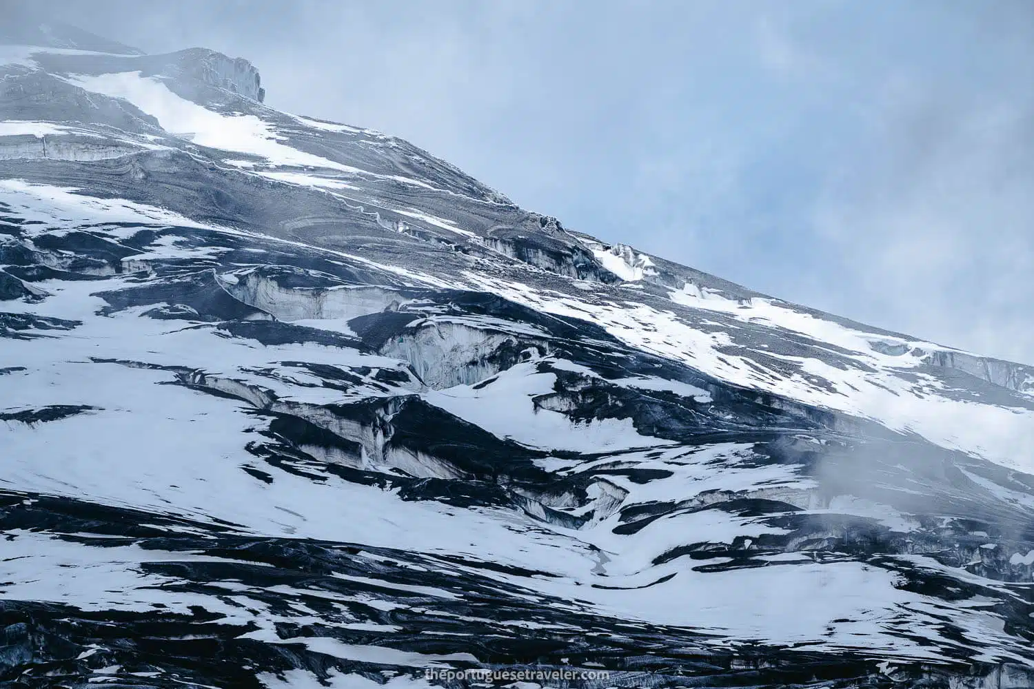 More details of the South Face of Cotopaxi