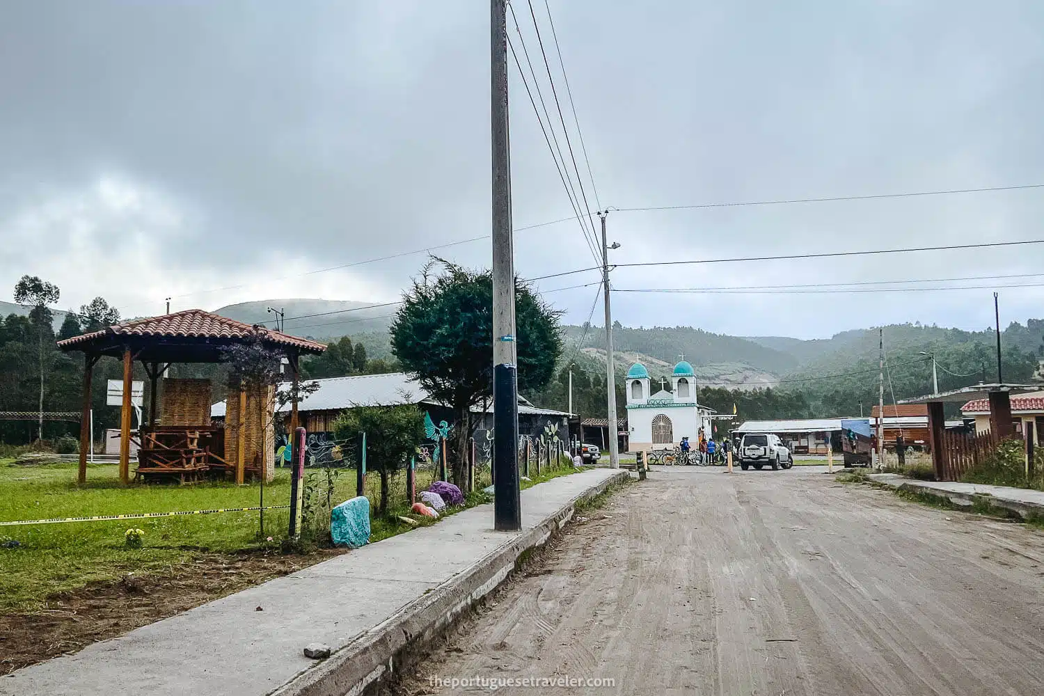 The arrival at Ticatilín town