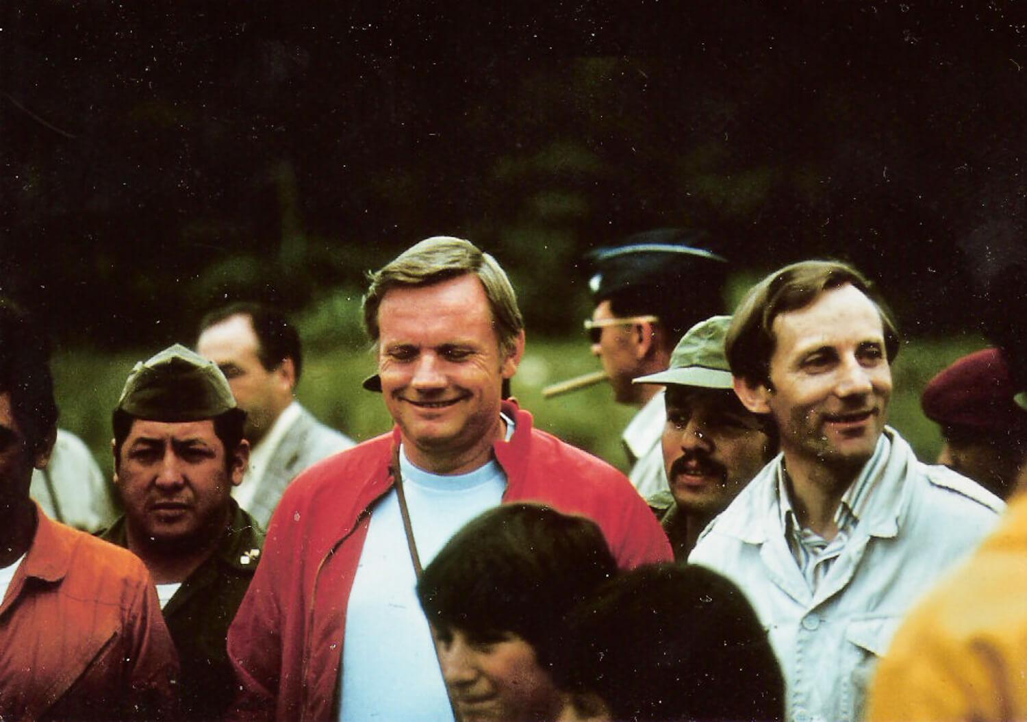 Neil Armstrong and Stan Hall on the British Expedition of 1976