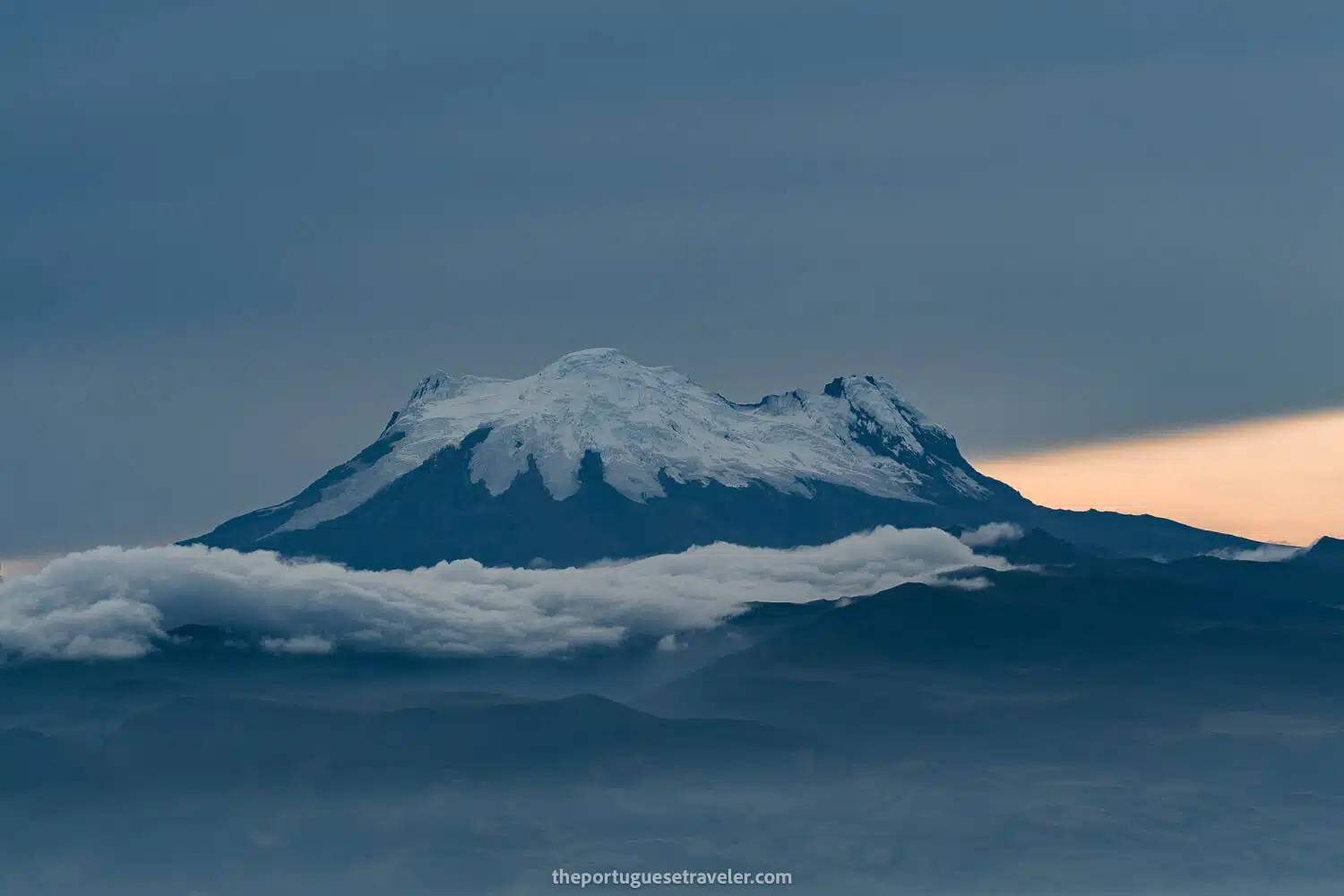 Antisana Volcano seen from the Refuge