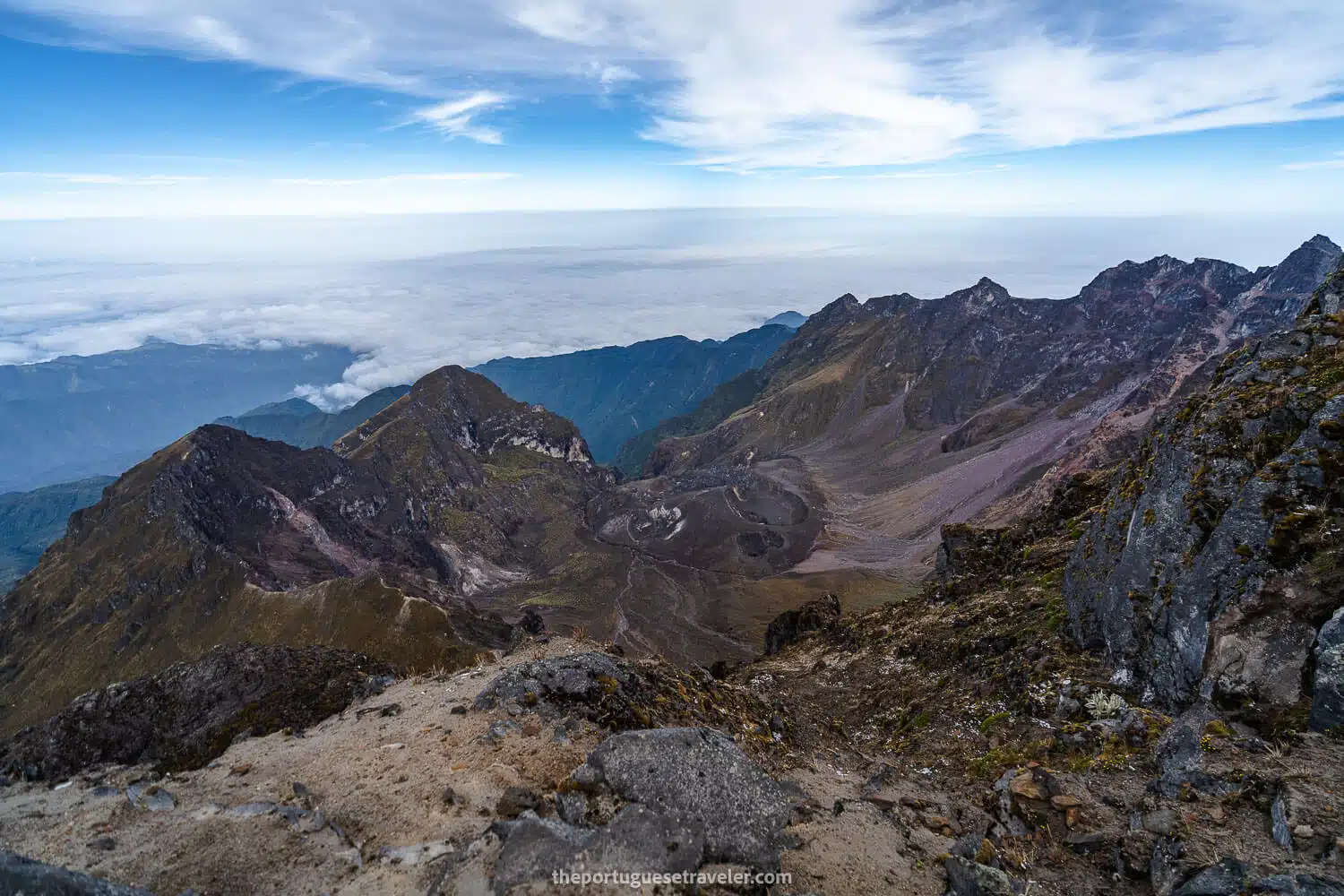 Guagua Pichincha Volcano's Crater