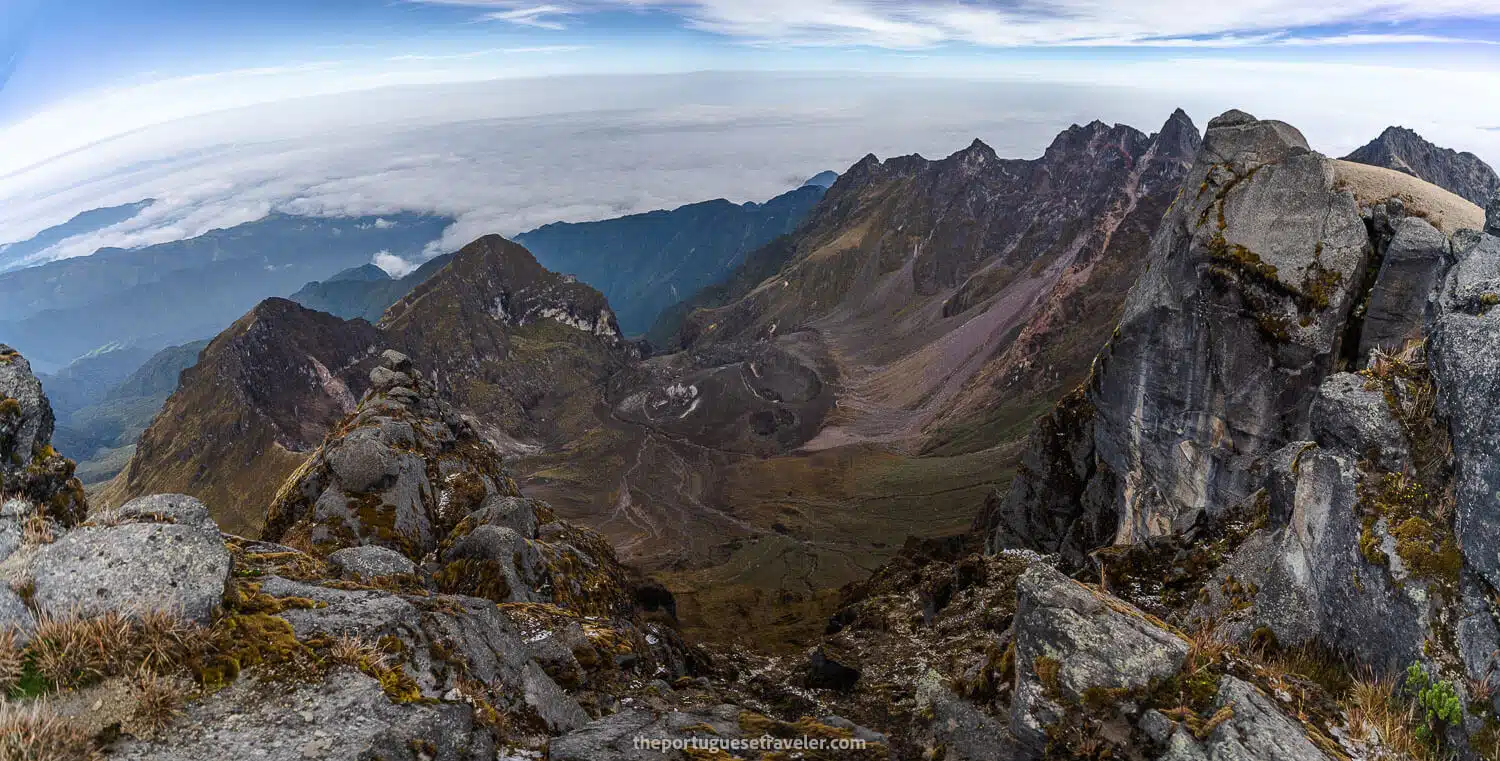 Guagua Pichincha Volcano's Crater