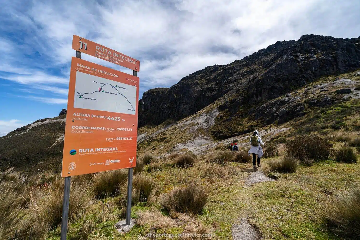 The information signs along the way