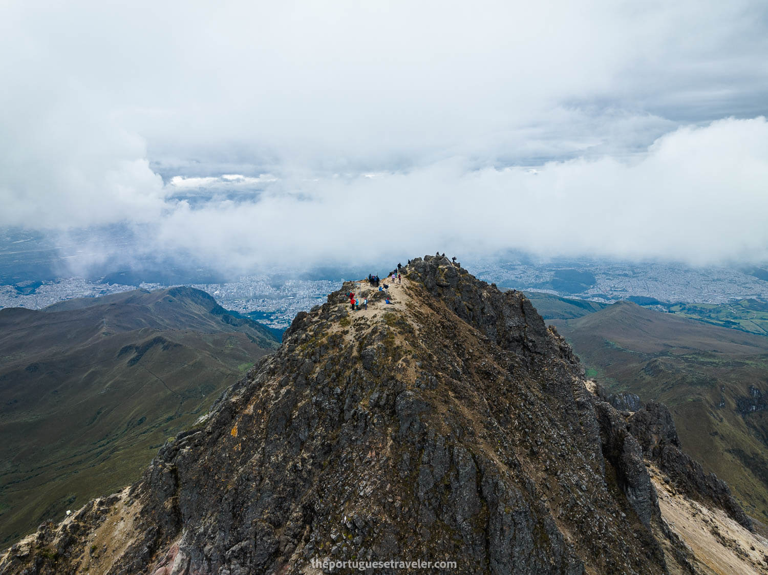 The summit of Rucu Pichincha Volcano. Credit: Miguel Almeida