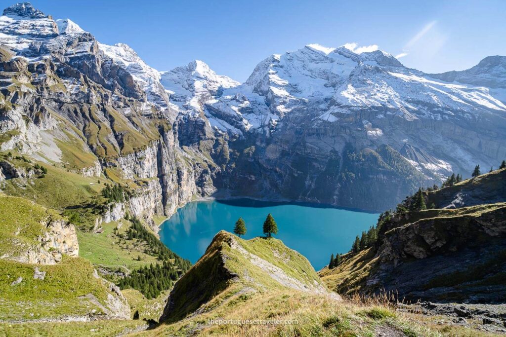 Oeschinensee Hike - Oeschinen Lake Panorama Trail in Kandersteg, Switzerland