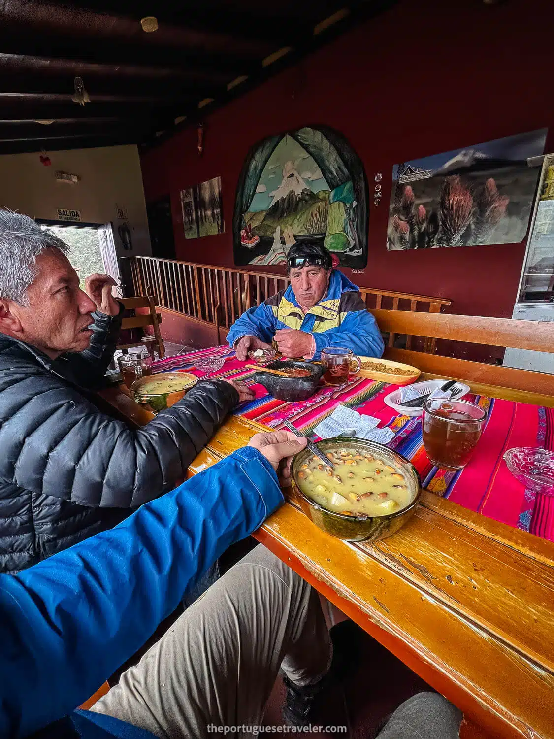 The lunch with Marco and Pancho