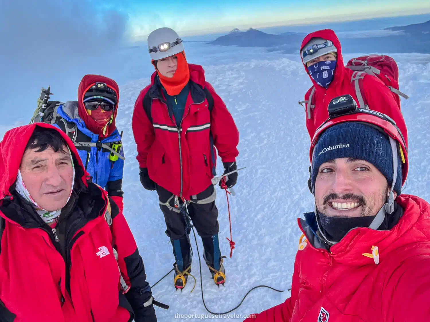 At the Summit of Cotopaxi Volcano