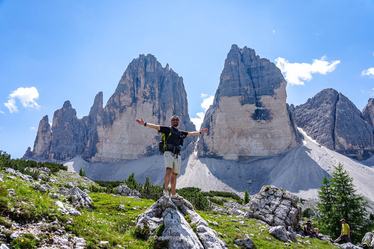 The view between Rifugio Locatelli and Langalm