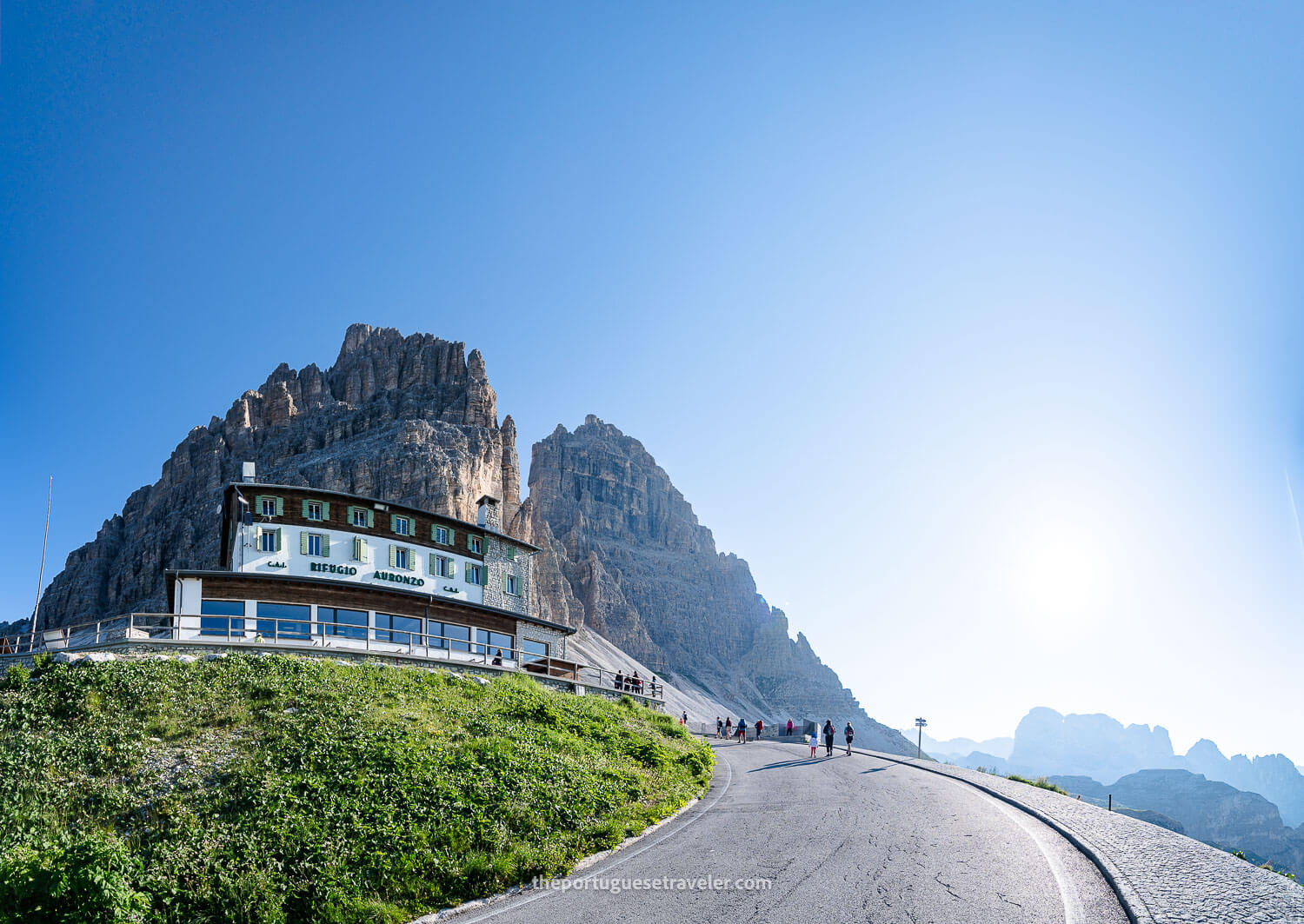 The Rifugio Auronzo Mountain Hut