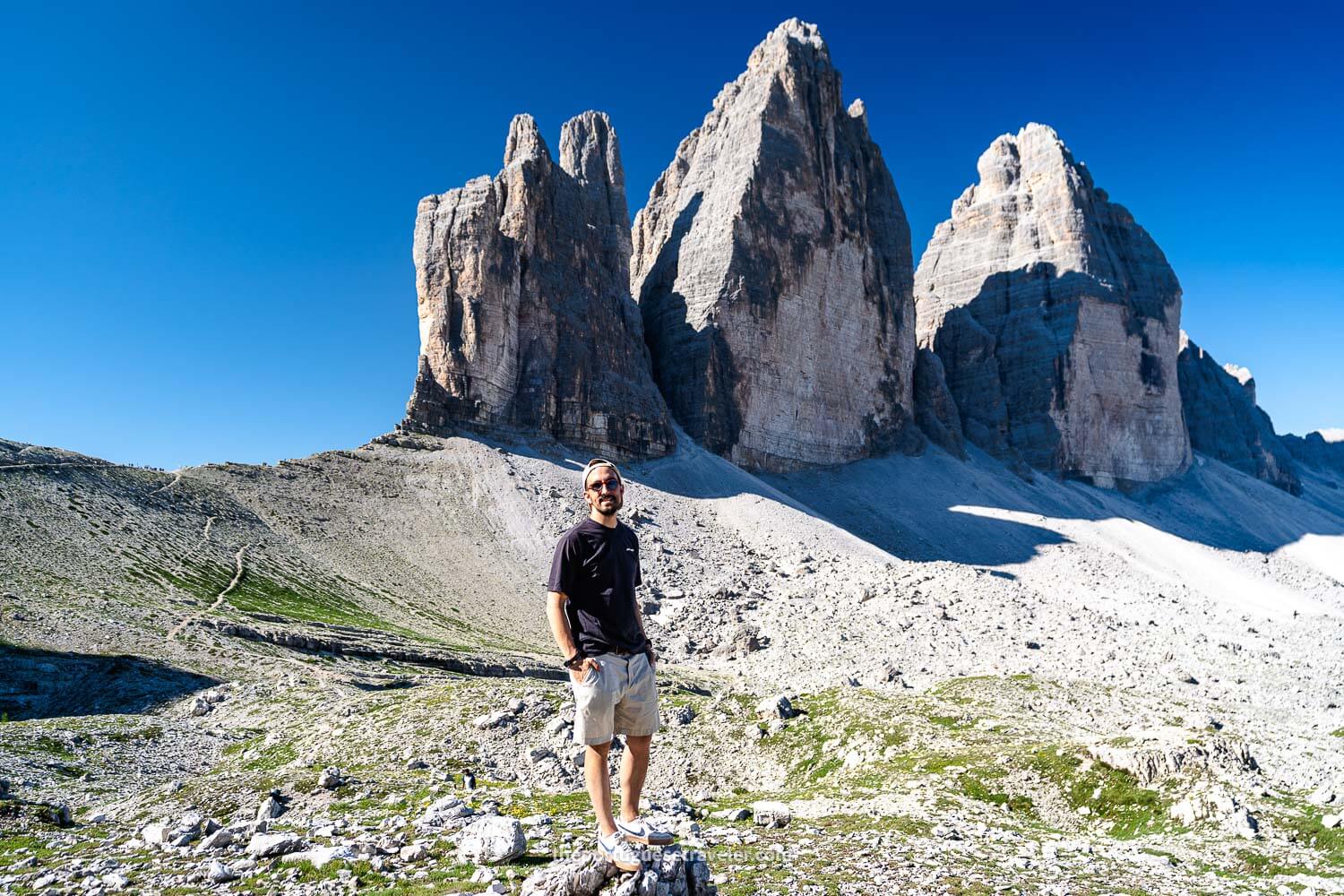 Me and the Tre Cime di Lavaredo